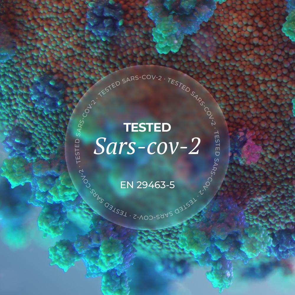 Luftrenare Niveus från Rupes är testad och certifierad att den eliminerar virus och Sars-cov-2